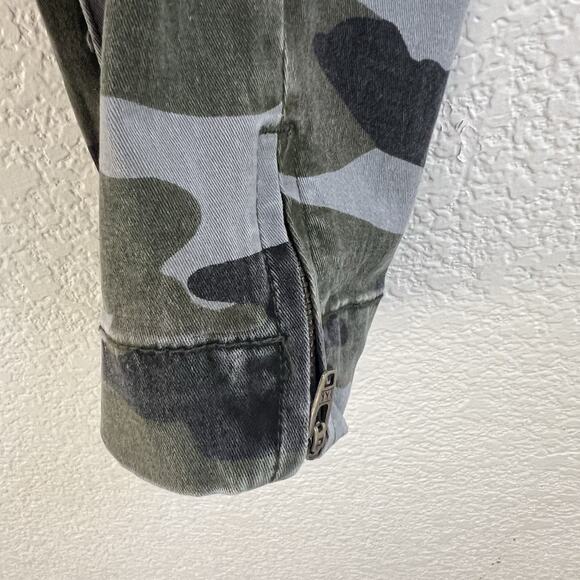 Kut From The Kloth Pants Women's Sz 8 Camo Reese Ankle Straight Leg Distressed - Picture 4 of 10